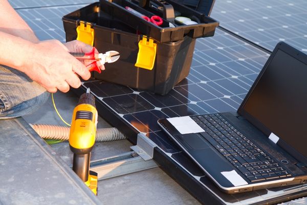 elektriker randers solceller montering værktøj